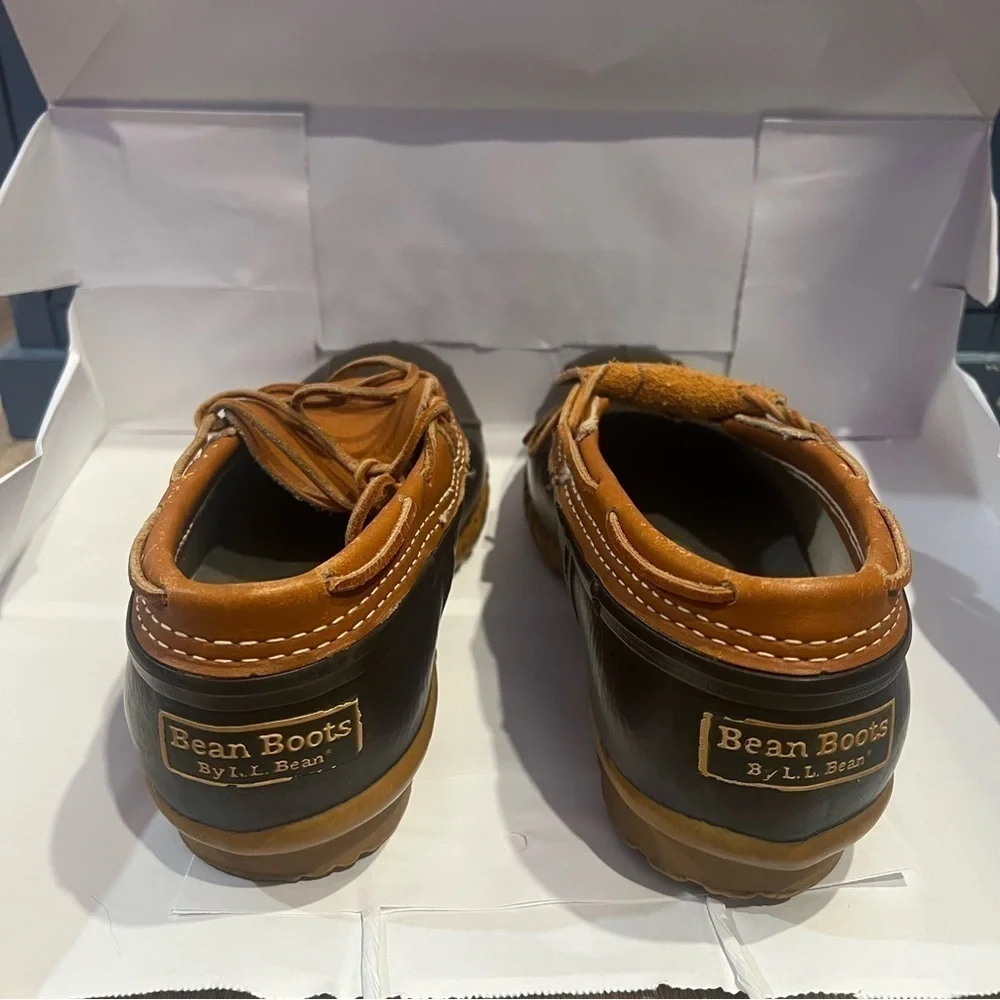 LL Bean Mens Rubber Moc Size 8 Wide